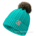 Winter Warm Beanie Hat with Pom